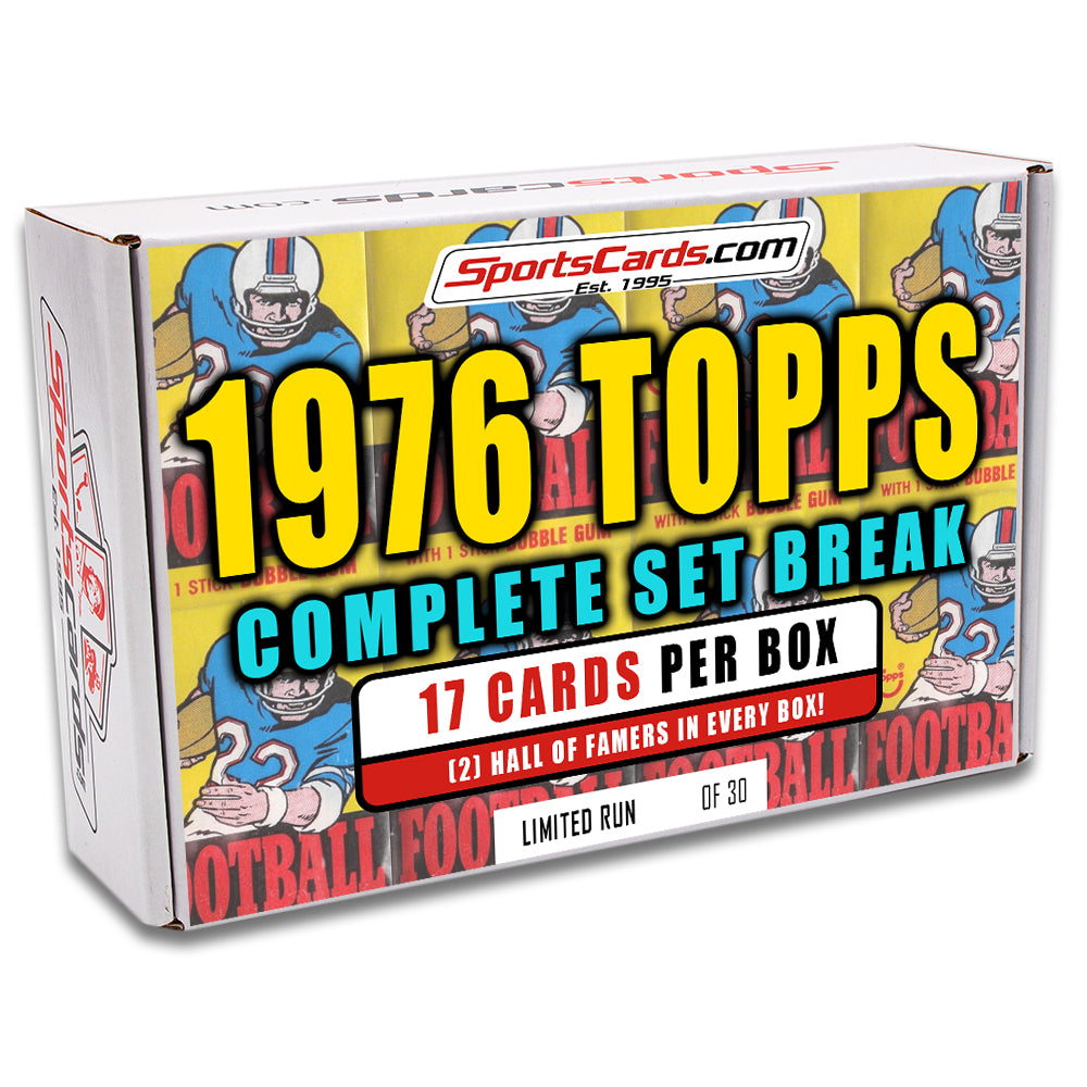 1976 TOPPS FOOTBALL COMPLETE SET BREAK - 17 CARDS PER BOX! (2) HOFERS PER BOX!