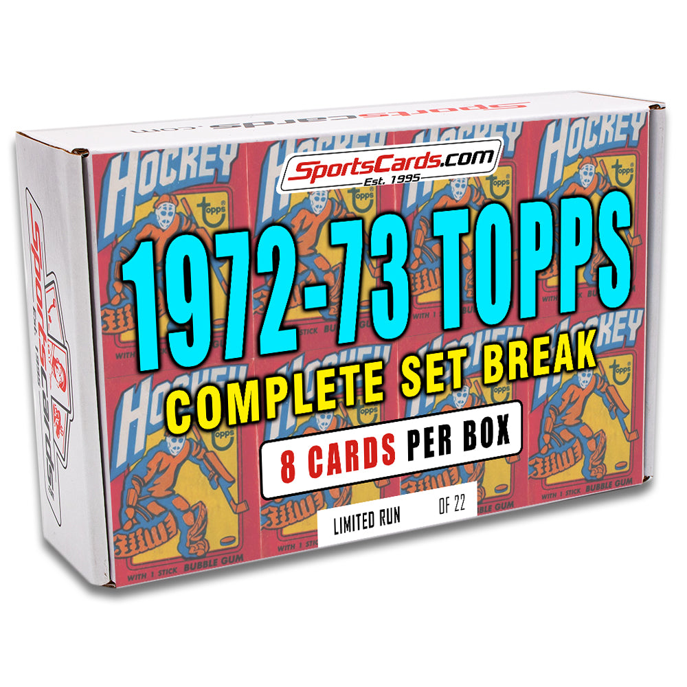 1972-73 TOPPS HOCKEY COMPLETE SET BREAK - 8 CARDS PER BOX! 1-2 HOFERS IN EVERY BOX!