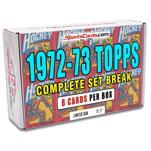 1972-73 TOPPS HOCKEY COMPLETE SET BREAK - 8 CARDS PER BOX! 1-2