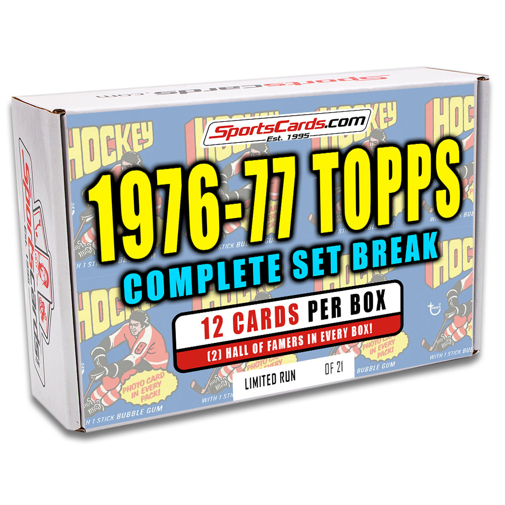 1976-77 TOPPS HOCKEY COMPLETE SET BREAK - 12 CARDS PER BOX! 2 HOFERS IN EVERY BOX!