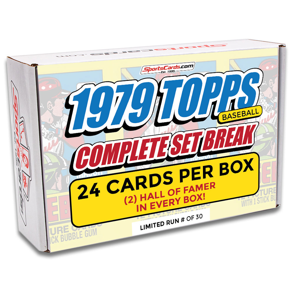 1979 TOPPS BASEBALL COMPLETE SET BREAK - 24 CARDS PER BOX! INCLUDES 2 HOFers!