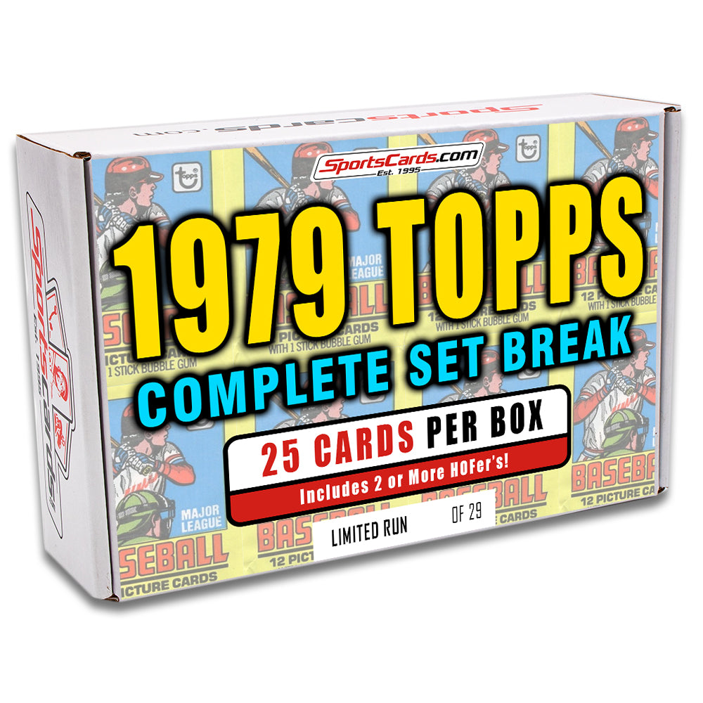 1979 TOPPS BASEBALL COMPLETE SET BREAK - 25 CARDS PER BOX! INCLUDES 2 OR MORE HOFers!