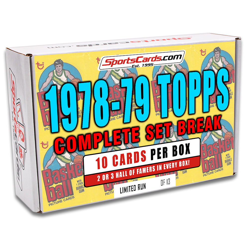 1978-79 TOPPS BASKETBALL COMPLETE SET BREAK - 10 CARDS PER BOX! 2-3 HOFers IN EVERY BOX!