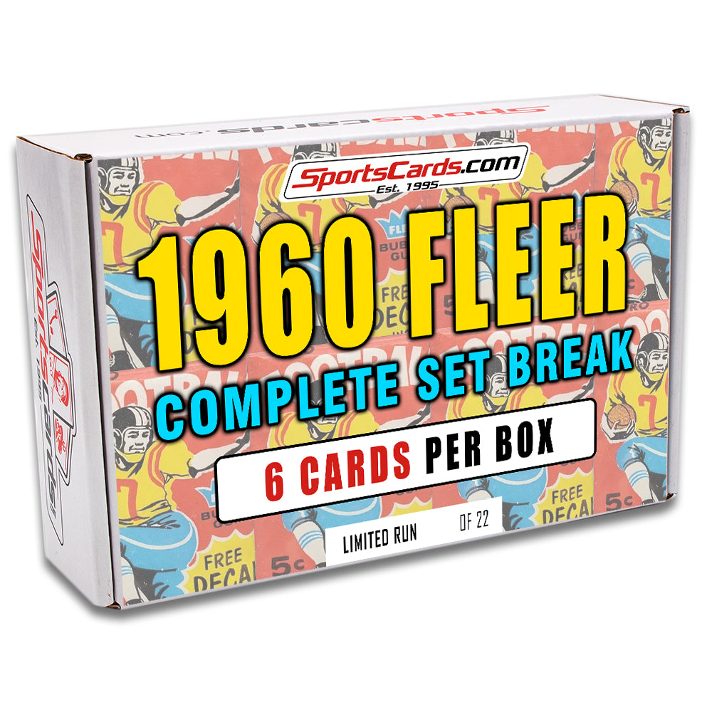 1960 FLEER FOOTBALL COMPLETE SET BREAK - 6 CARDS PER BOX!