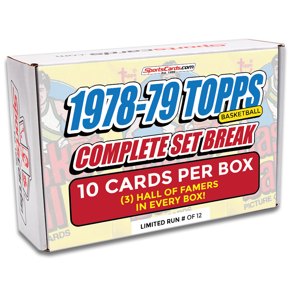 1978-79 TOPPS BASKETBALL COMPLETE SET BREAK - 10 CARDS PER BOX! 3 HOFERS PER BOX!