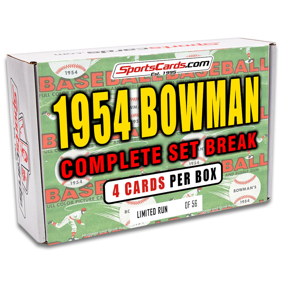 1954 BOWMAN BASEBALL COMPLETE SET BREAK - 4 CARDS PER BOX!