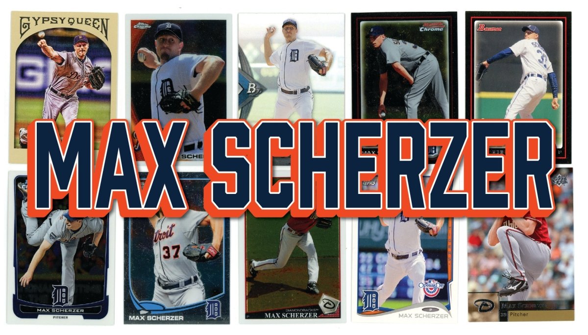 Max Scherzer (10/25) Different Card Player Pack – In Semi Rigid Holders!