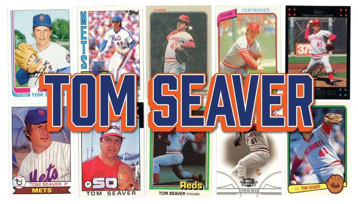 Tom Seaver (10/25) Different Card Player Pack – In Semi Rigid Holders!