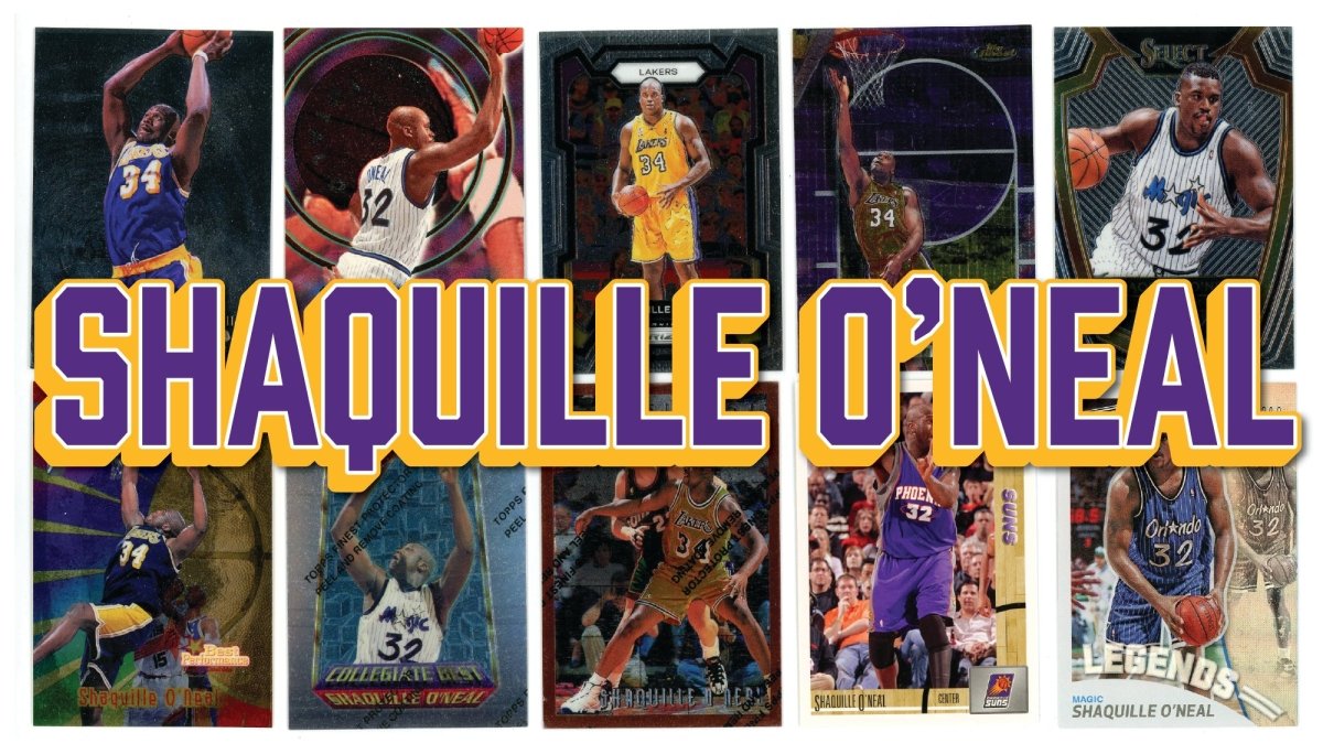 Shaquille O'Neal (10/25) Different Card Player Pack – In Semi Rigid Holders!