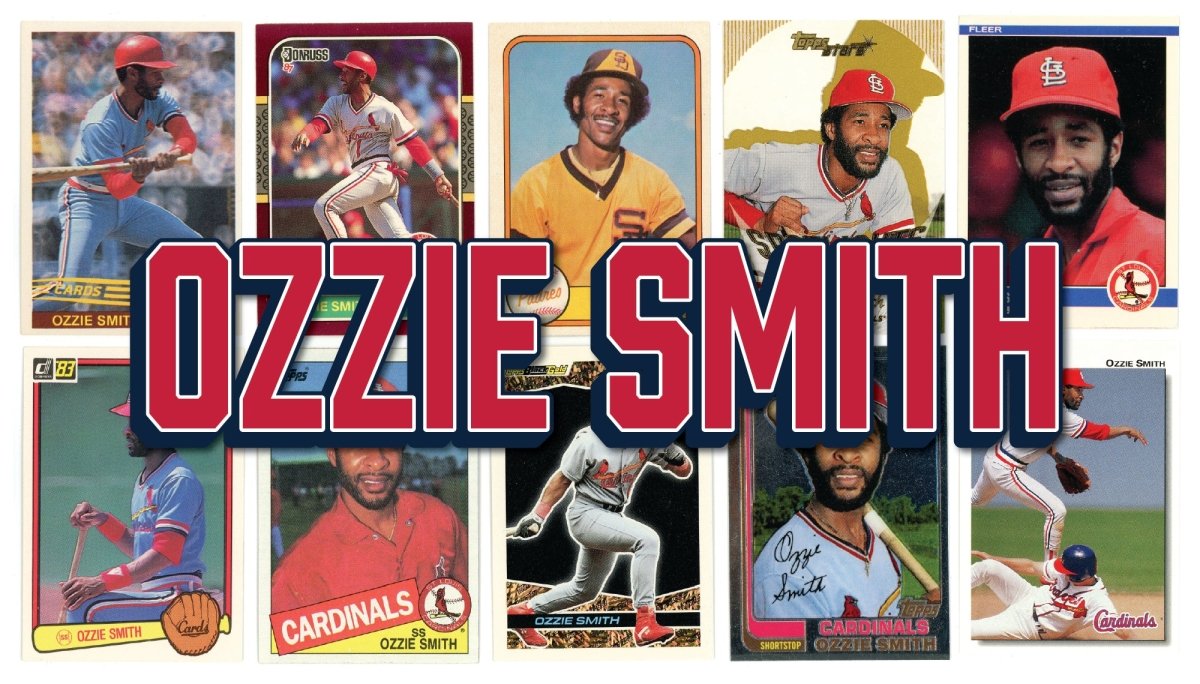 Ozzie Smith (10/25) Different Card Player Pack – In Semi Rigid Holders!
