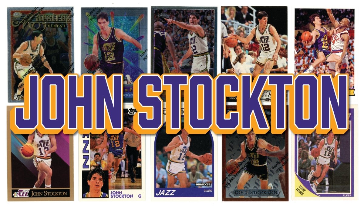 John Stockton (10/25) Different Card Player Pack – In Semi Rigid Holders!