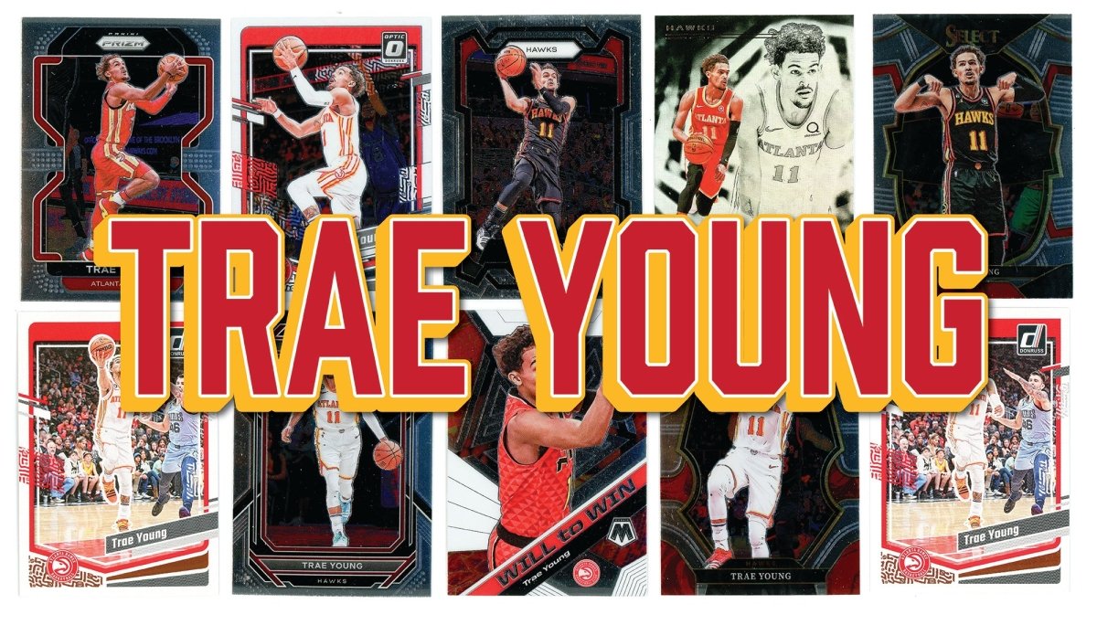 Trae Young (10) Different Card Player Pack – In Semi Rigid Holders!