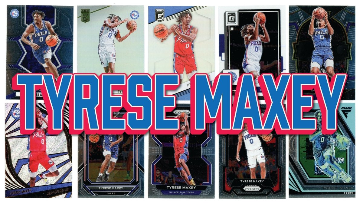 Tyrese Maxey (10) Different Card Player Pack – In Semi Rigid Holders!