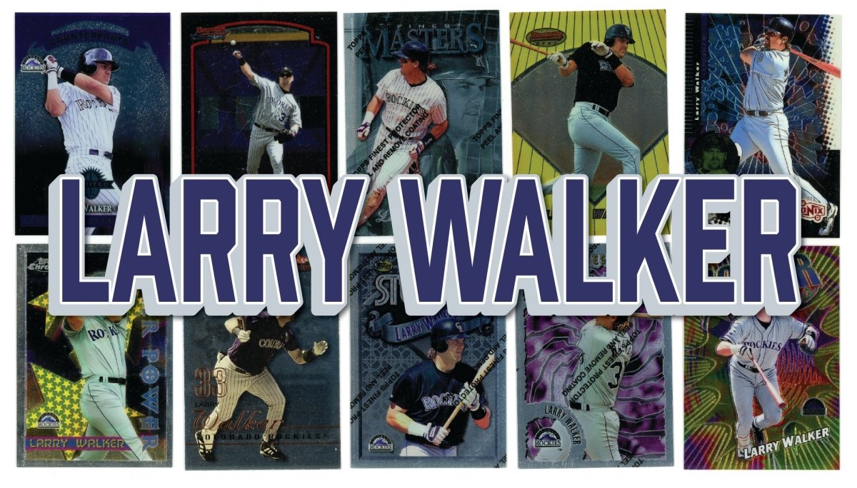 Larry Walker (10/25) Different Card Player Pack – In Semi Rigid Holders!