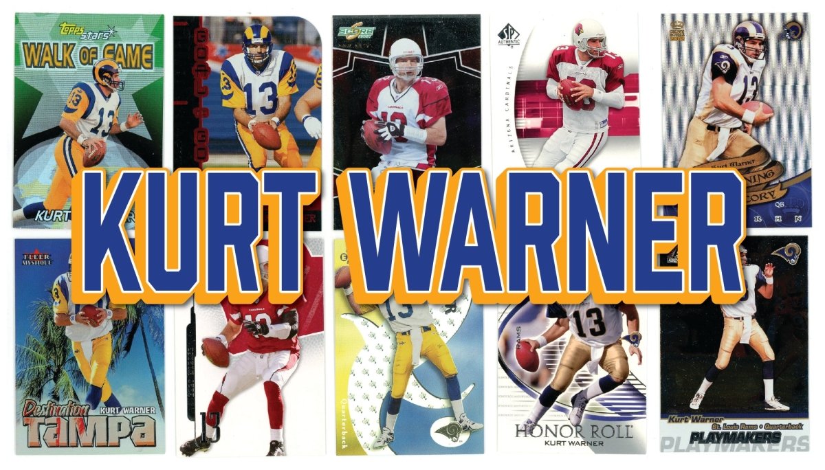 Kurt Warner (10/25) Different Card Player Pack – In Semi Rigid Holders!
