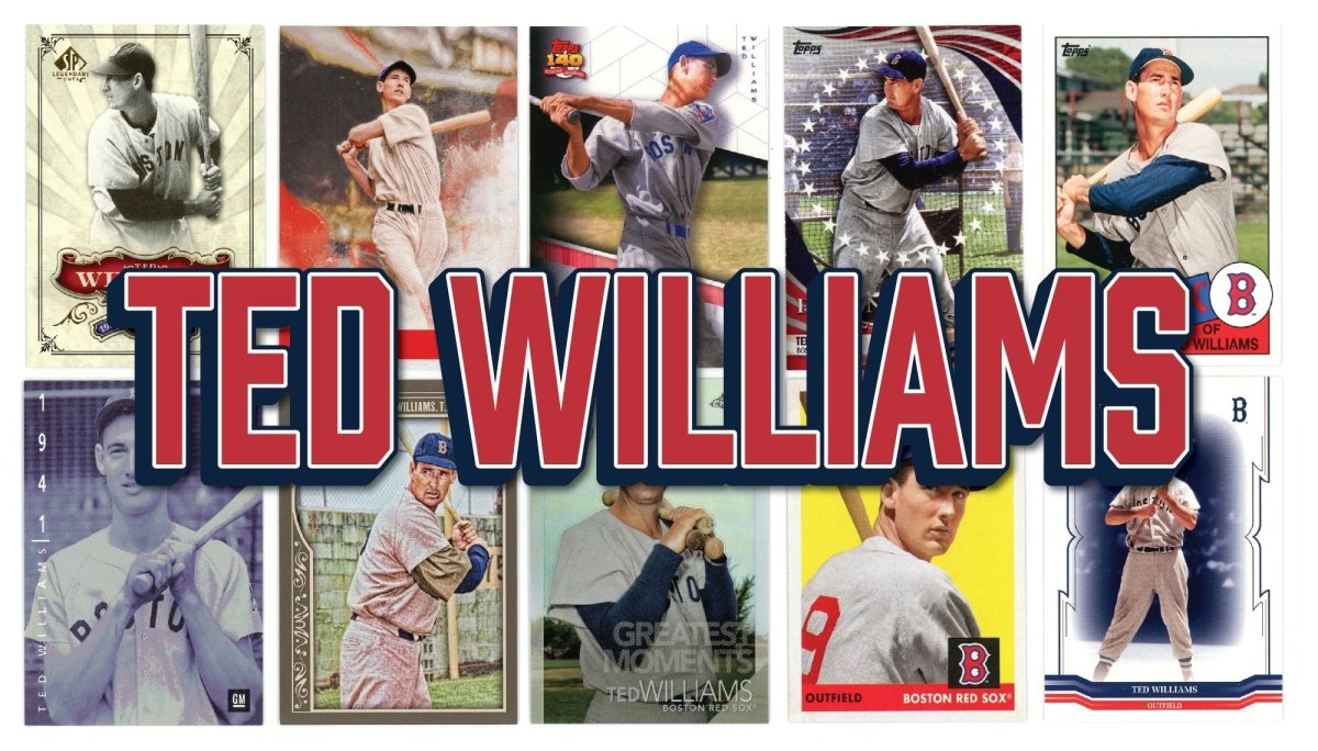 Ted Williams (10/25) Different Card Player Pack – In Semi Rigid Holders!