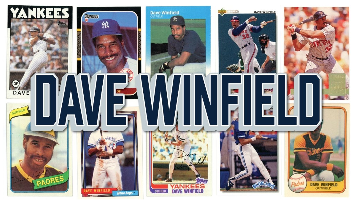 Dave Winfield (10/25) Different Card Player Pack – In Semi Rigid Holders!