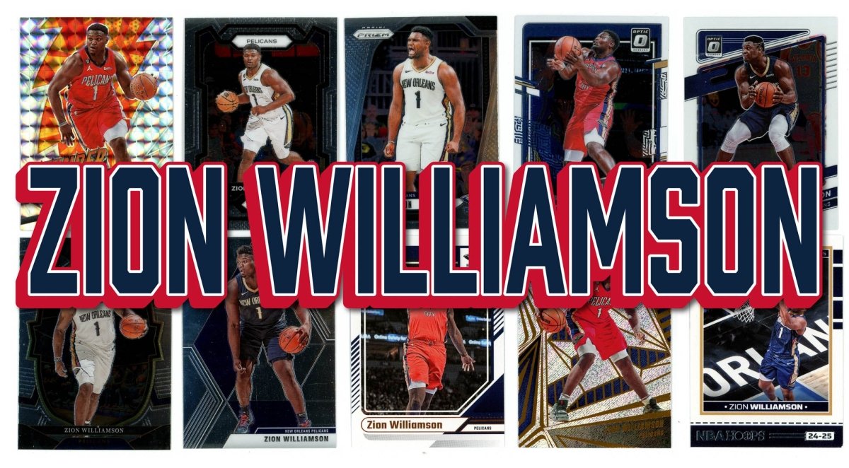 Zion Williamson (10) Different Card Player Pack - In Semi Rigid Holders!