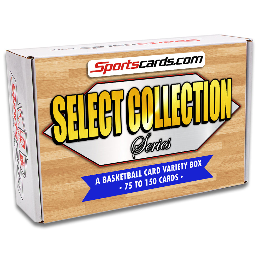 “Select Collection Series” Basketball Card Variety Box – 75 to 150 Cards!