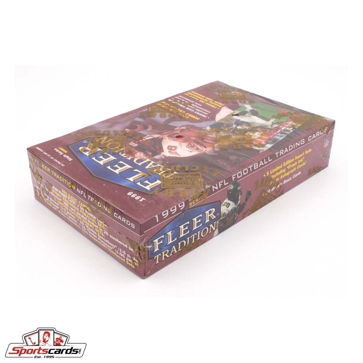 1999 Fleer Tradition Football Factory Sealed Hobby Box