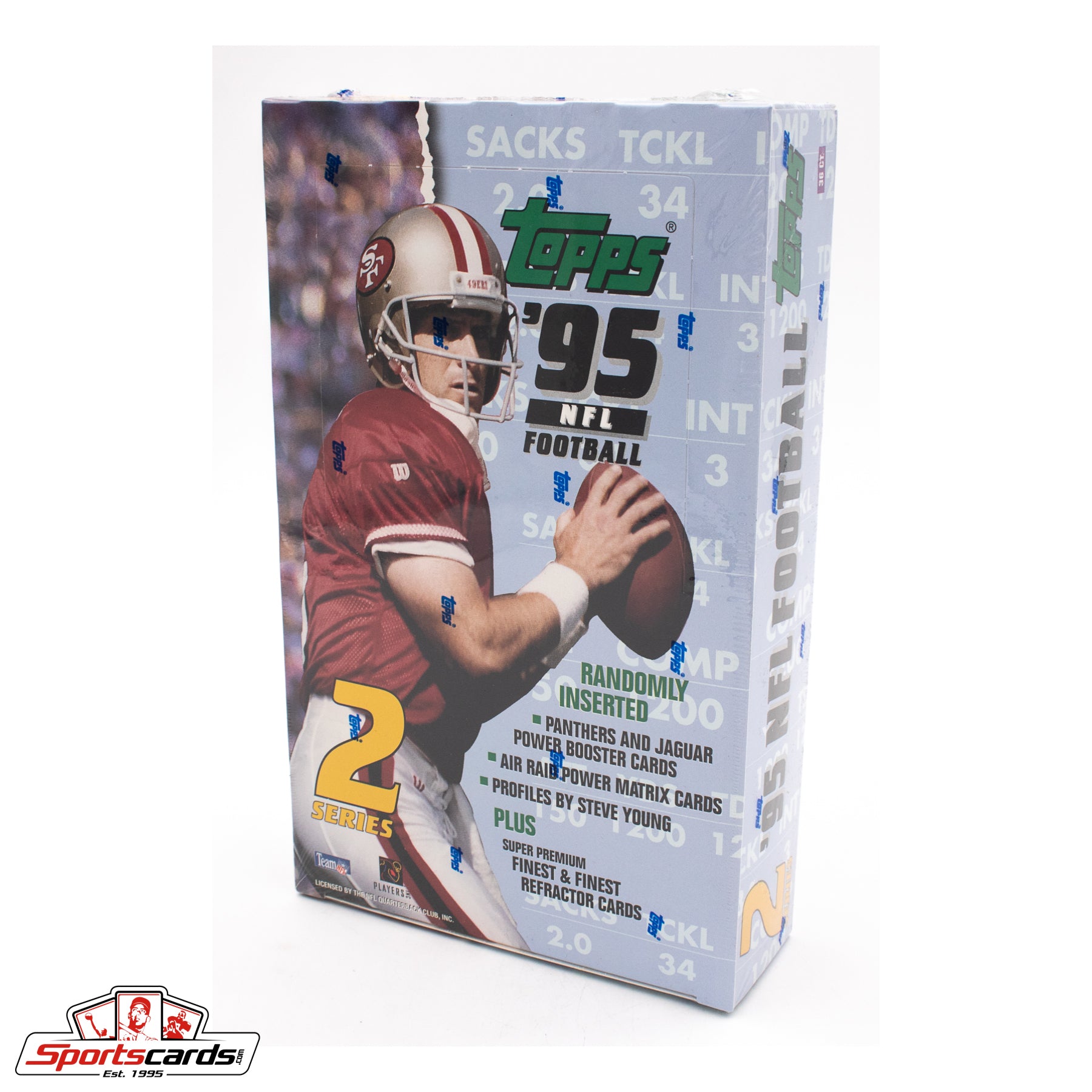 1995 Topps NFL Football Series 2 Factory Sealed Box