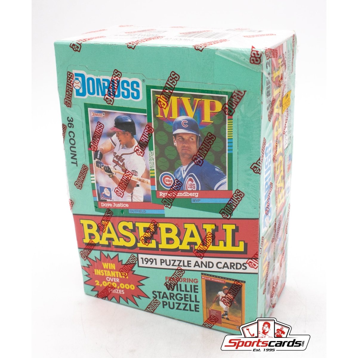 1991 Donruss Baseball Series 2 Factory Sealed Hobby Box
