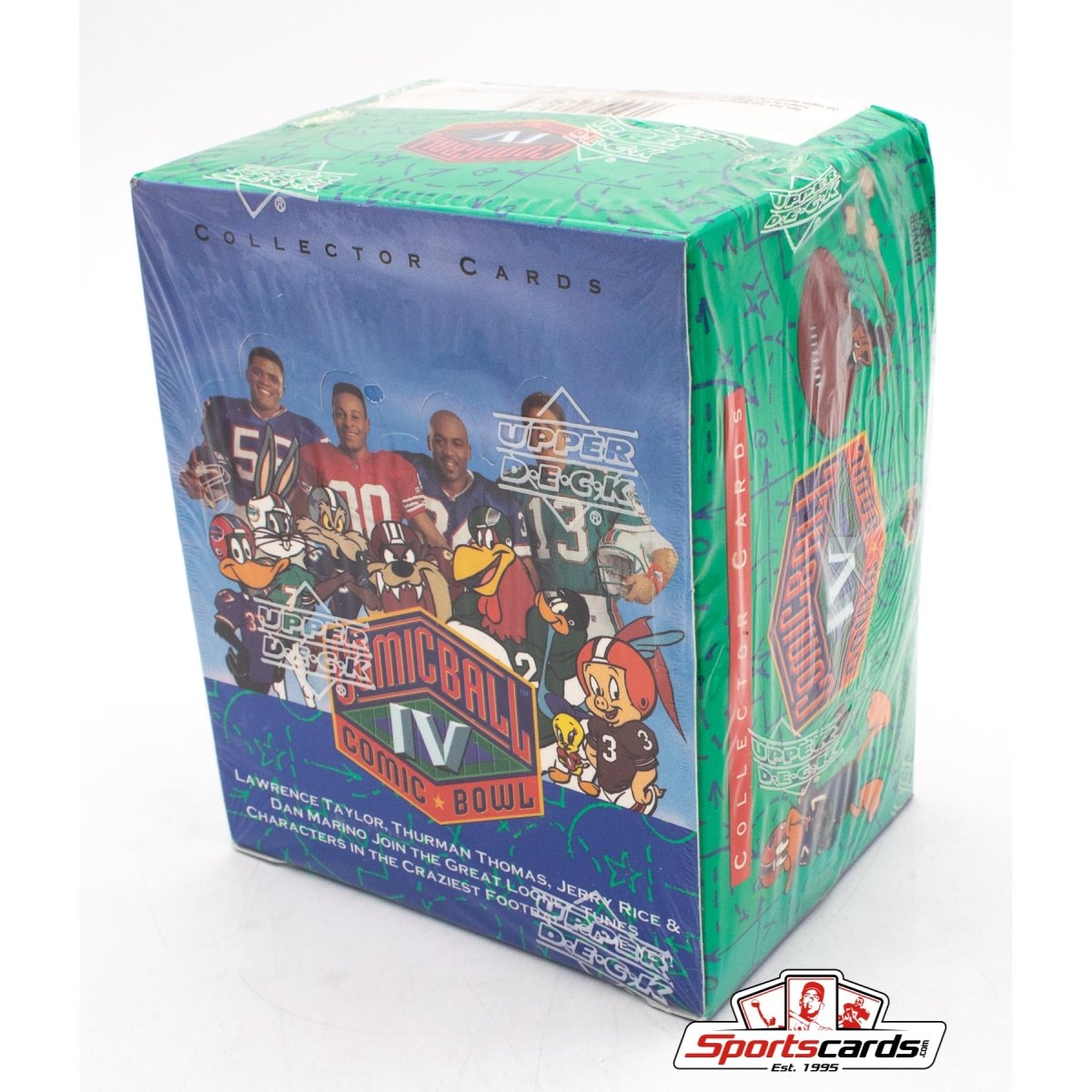 1992 Upper Deck Comic Ball Football IV Factory Sealed Box