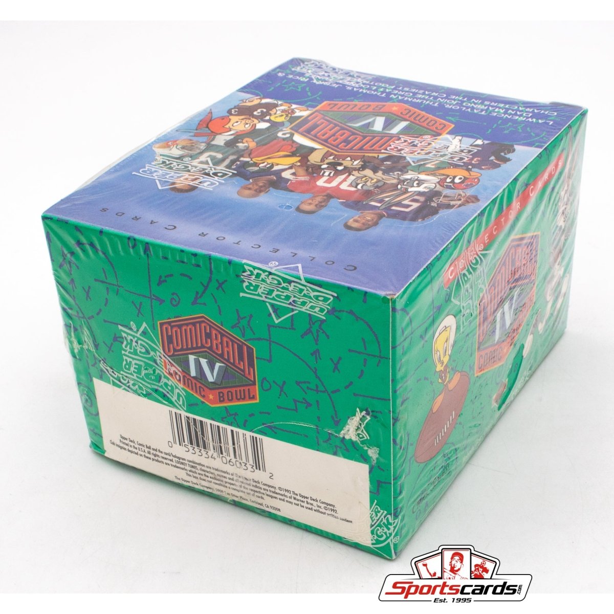 1992 Upper Deck Comic Ball Football IV Factory Sealed Box