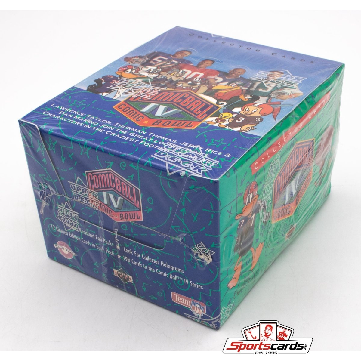 1992 Upper Deck Comic Ball Football IV Factory Sealed Box