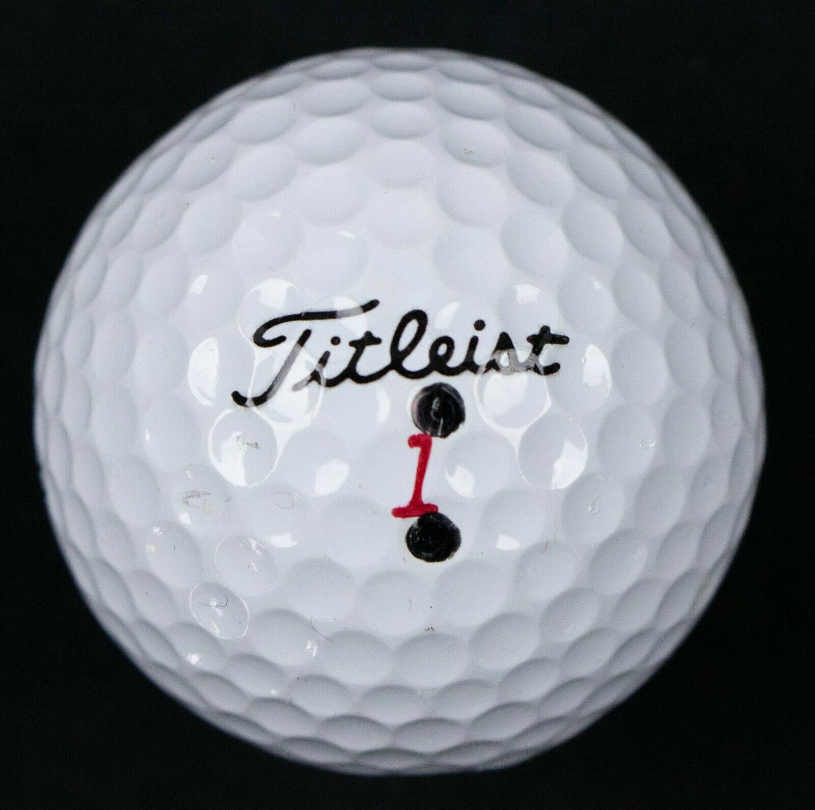 SERGIO GARCIA Golf Ball Player Used Ttileist