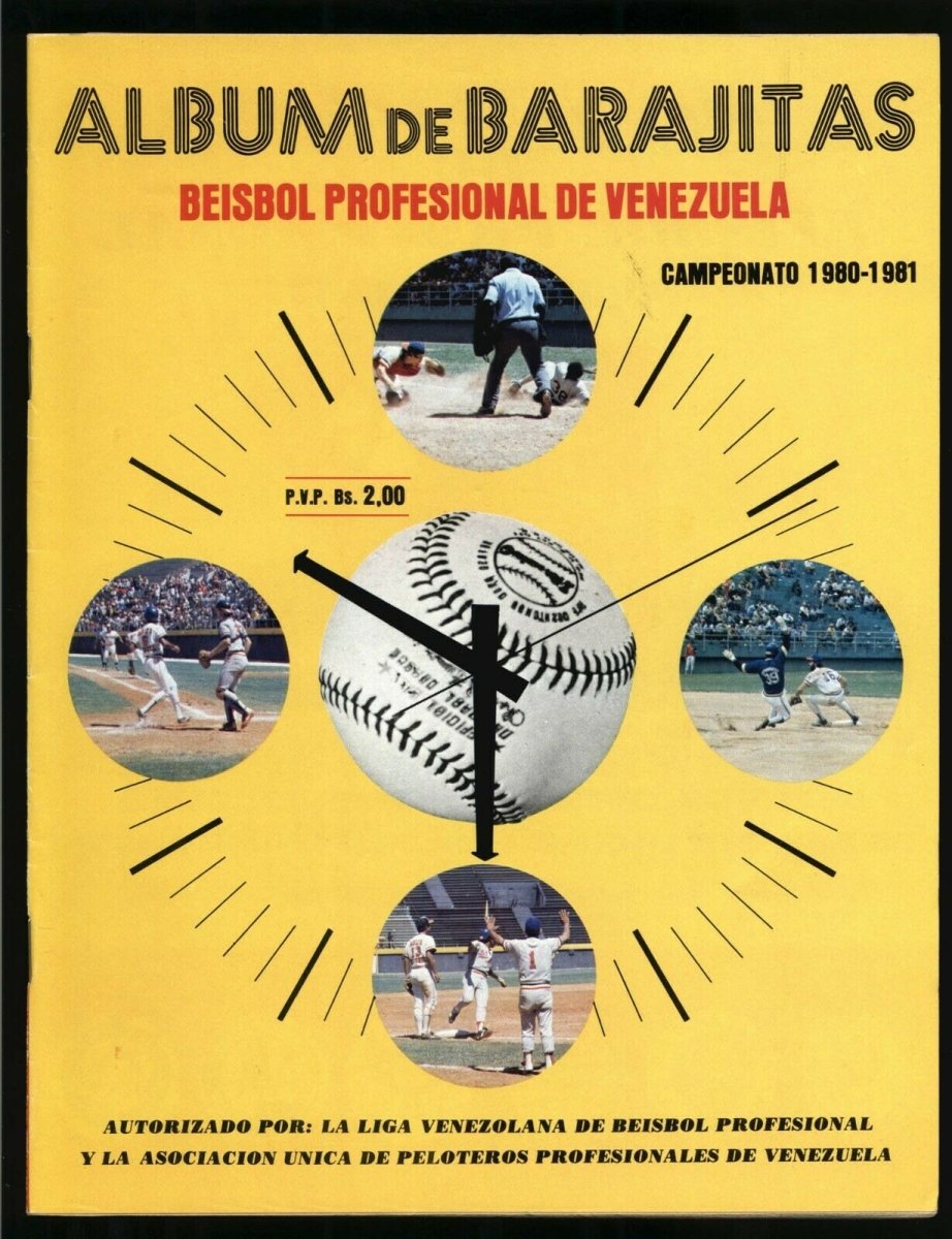 1980/81 Venezuelan Baseball Sticker Album Unused No Stickers Cards included