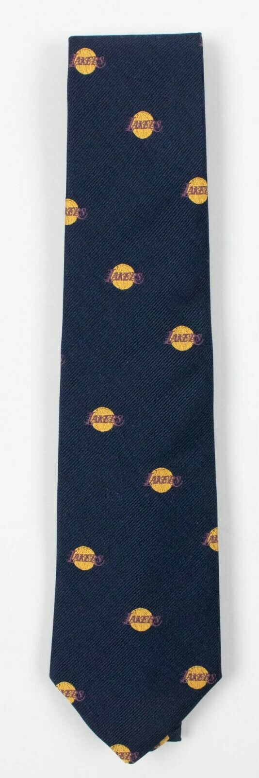 Los Angeles Lakers Team Exclusive 100% Silk Tie 55" 1970's or 80's
