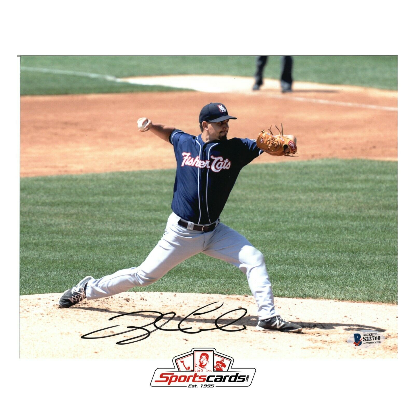 Taylor Cole Signed 8x10 Photo BAS Beckett Auto Los Angeles Angels