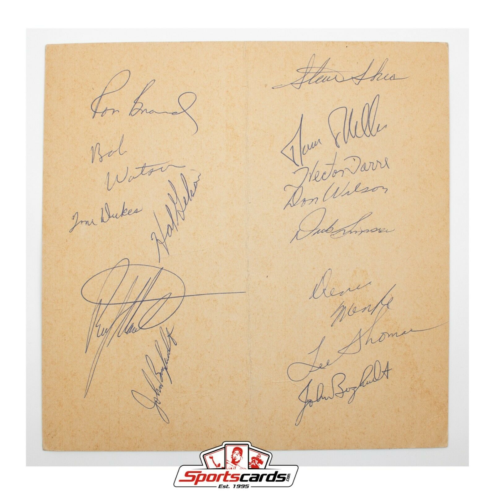 1968 Houston Astros Signed Page 18 Autographs MLB