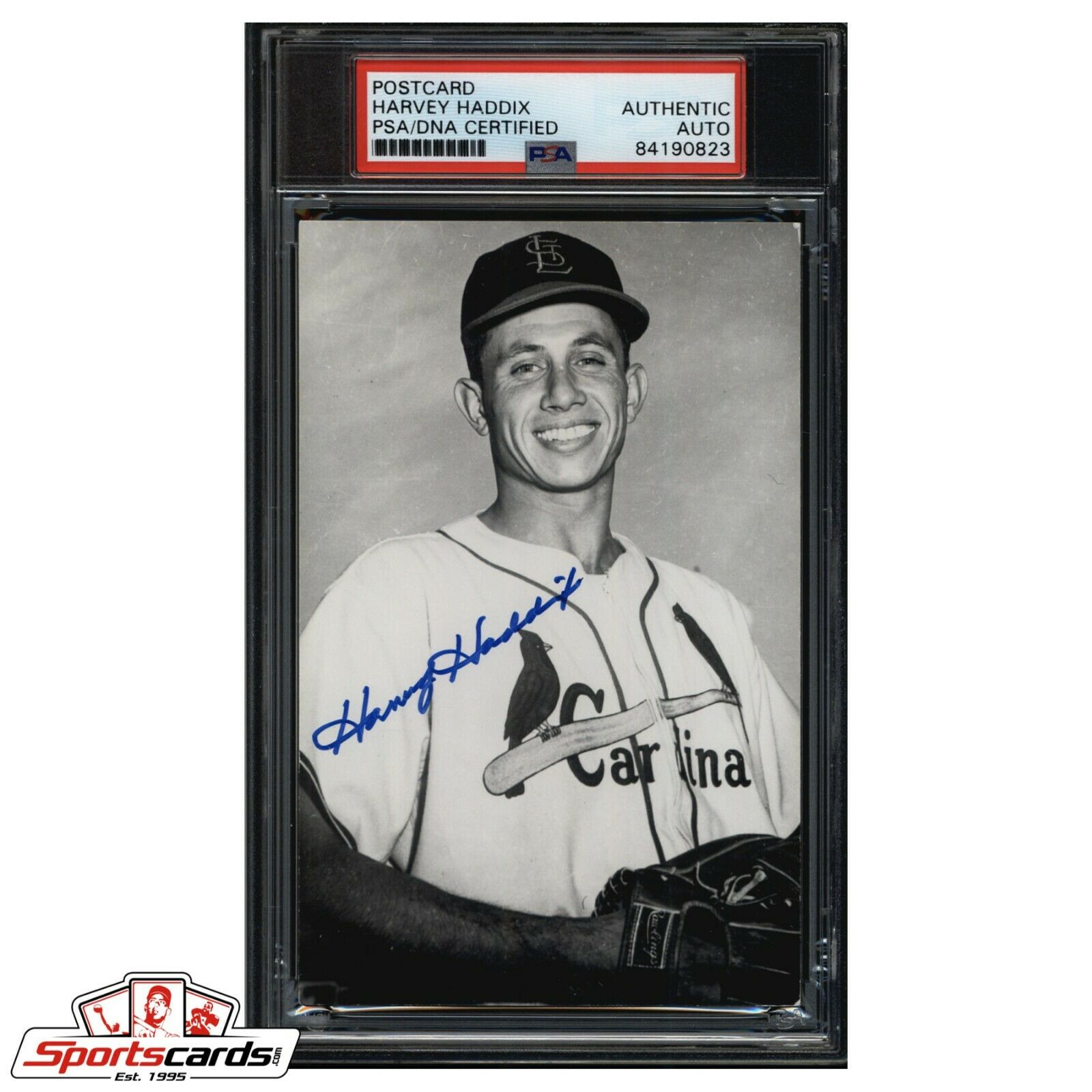 Pittsburgh Pirates Harvey Haddix Autographed Gray Jersey PSA/DNA
