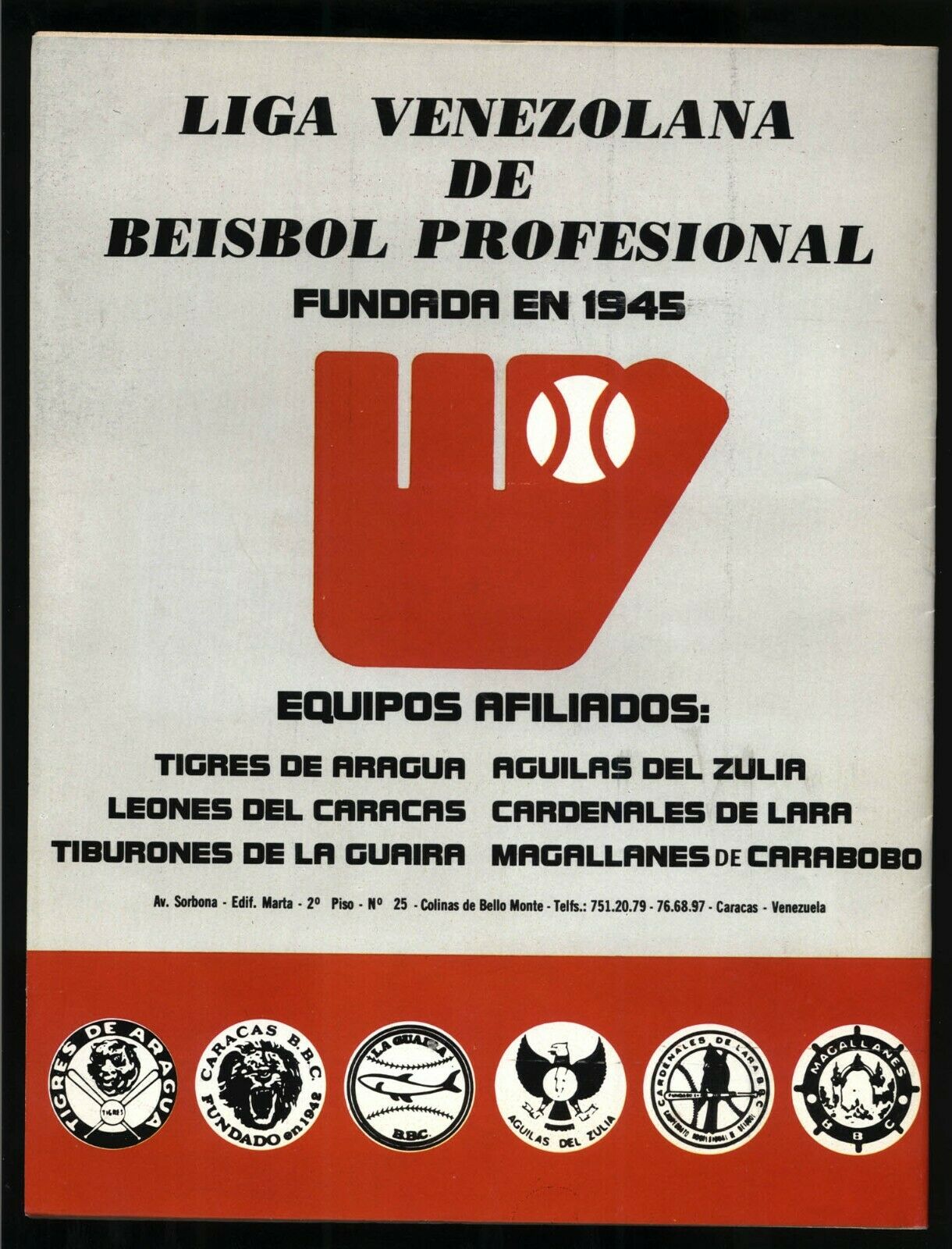 1980/81 Venezuelan Baseball Sticker Album Unused No Stickers Cards included