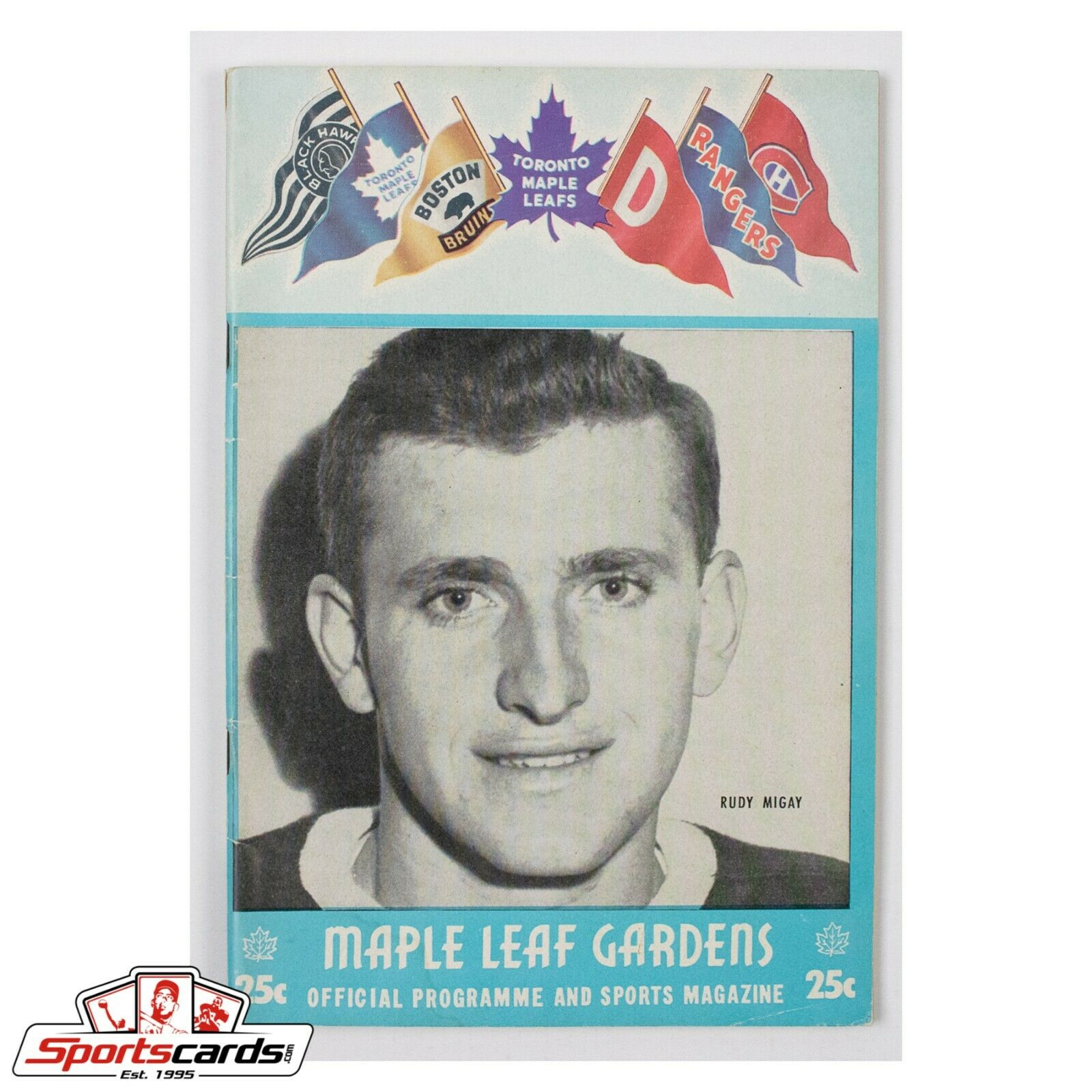 1957 Toronto Maple Leafs Game Program November 16, 1957 Leafs vs Bruins