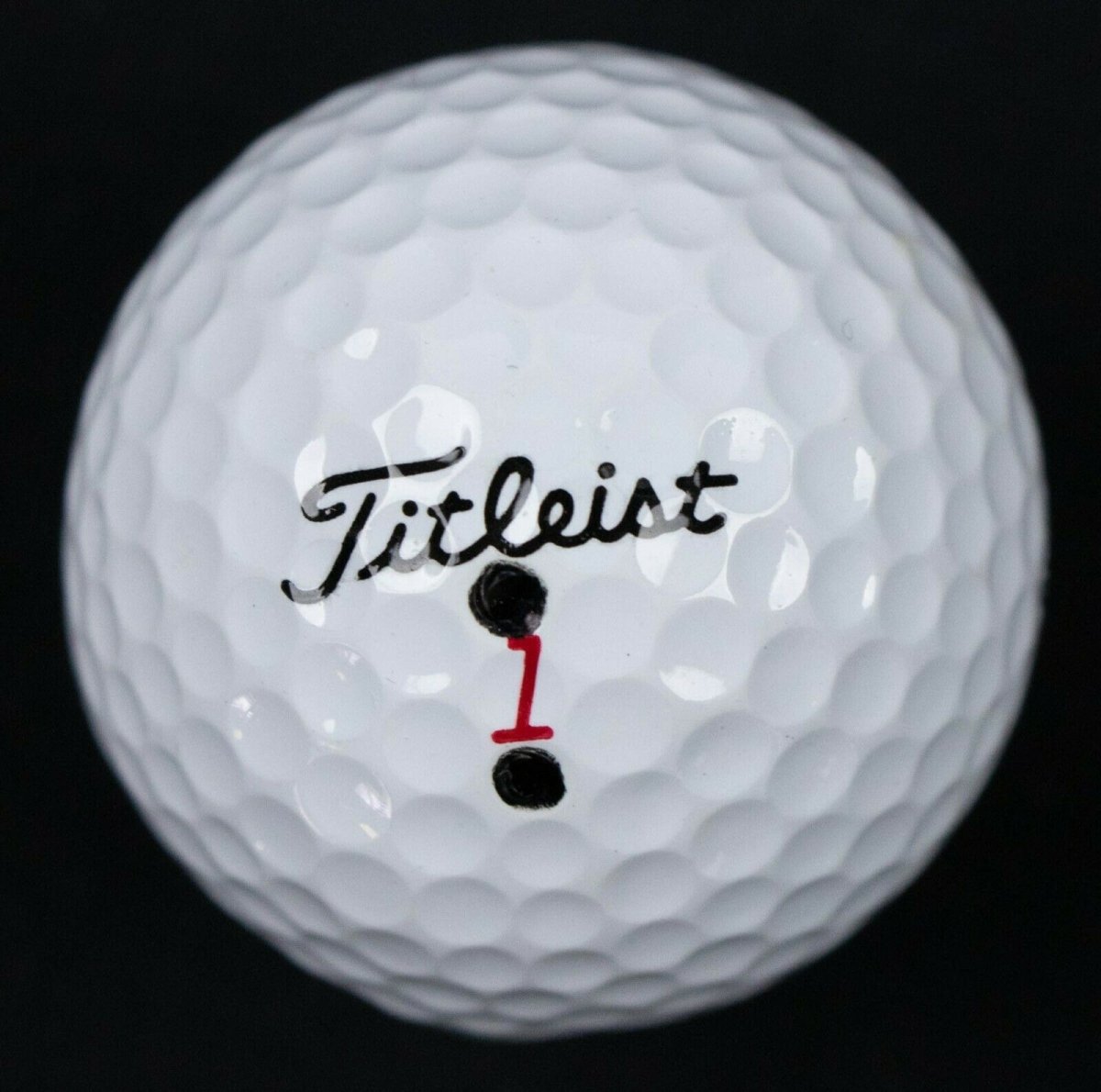 SERGIO GARCIA Golf Ball Player Used Ttileist