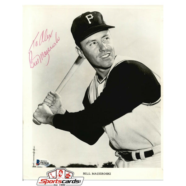 Bill Mazeroski Signed 8x10 Photo BAS Beckett Auto Pittsburgh Pirates ...