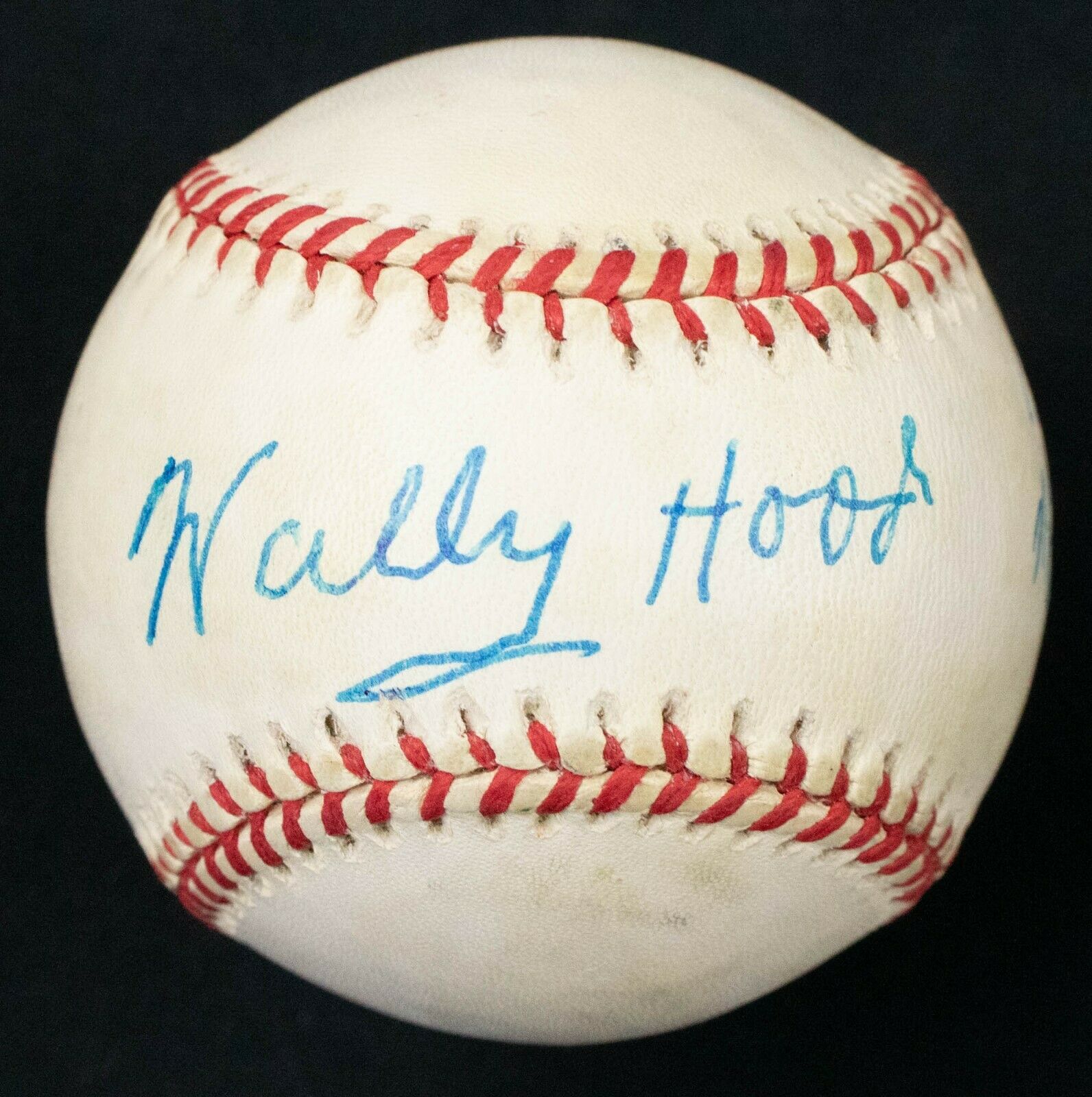 Wally Hood Signed OAL Baseball  New York Yankees 1949 Yankees PSA LOA