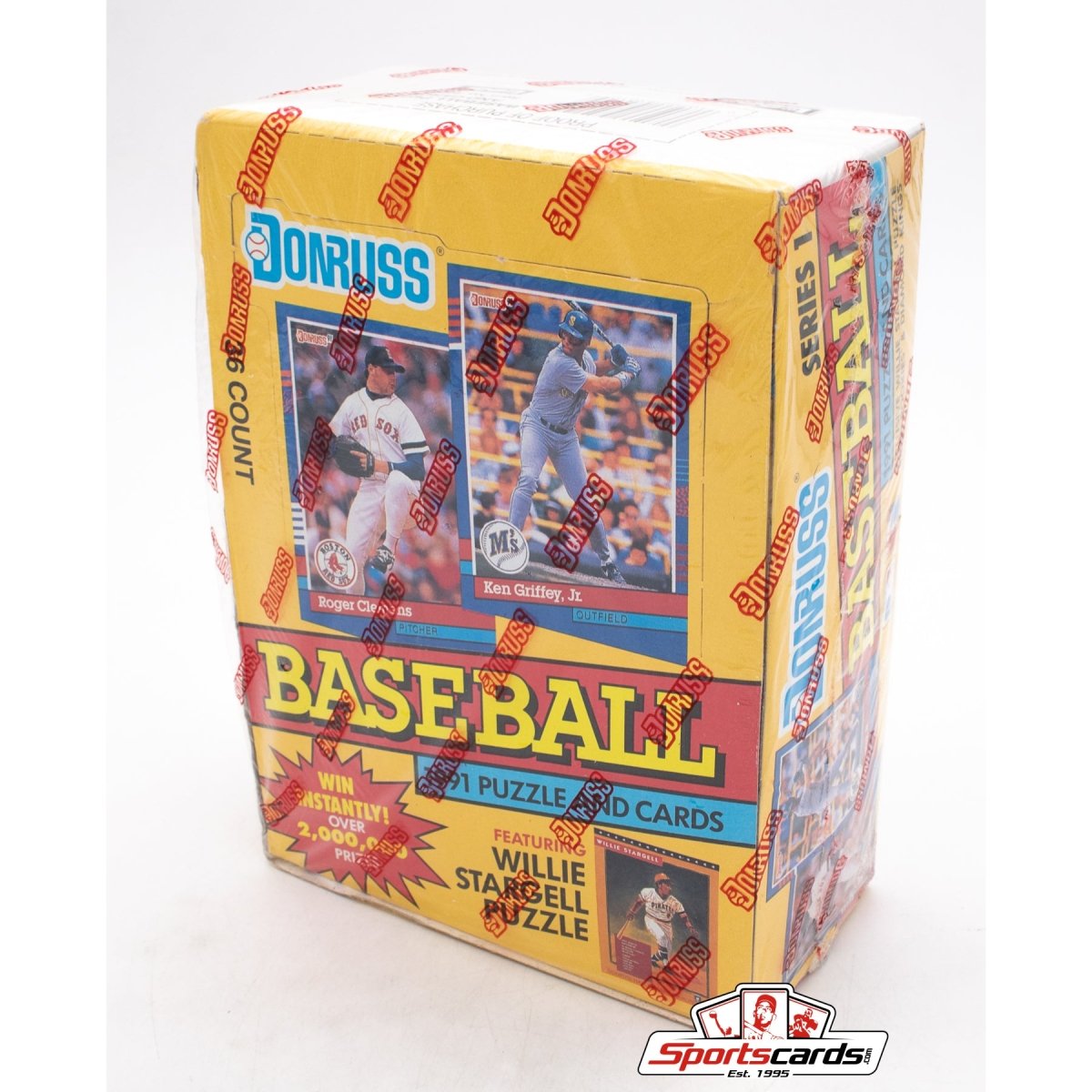 1991 Donruss Baseball Series 1 Factory Sealed Box