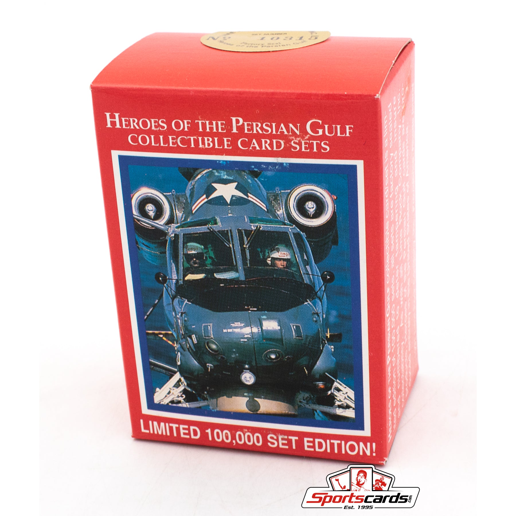 1991 Heroes of the Persian Gulf Collectible Card Set Box
