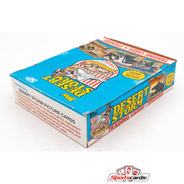 1991 Topps Desert Storm Card Box - 36 Packs - Sportscards.com