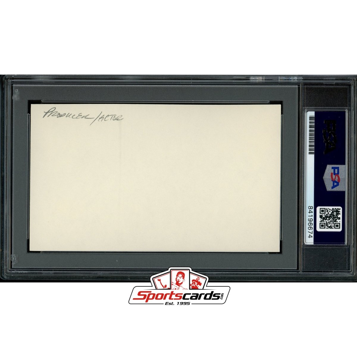 Timothy Bottoms Signed Auto 3x5 Index Card PSA/DNA Actor The Last Picture Show