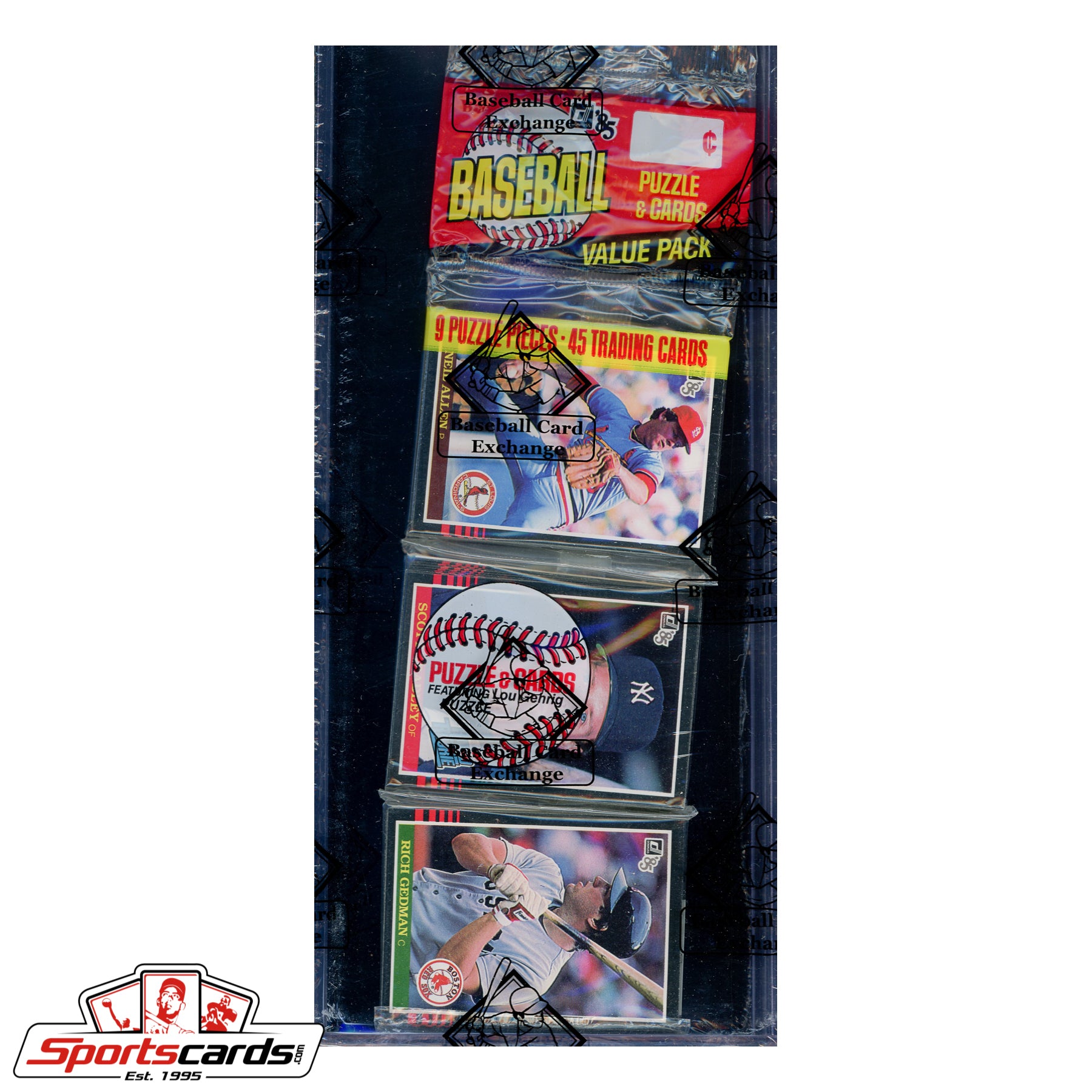 1985 Donruss Baseball Rack Pack BBCE Certified - Possible Kirby Puckett and Roger Clemens