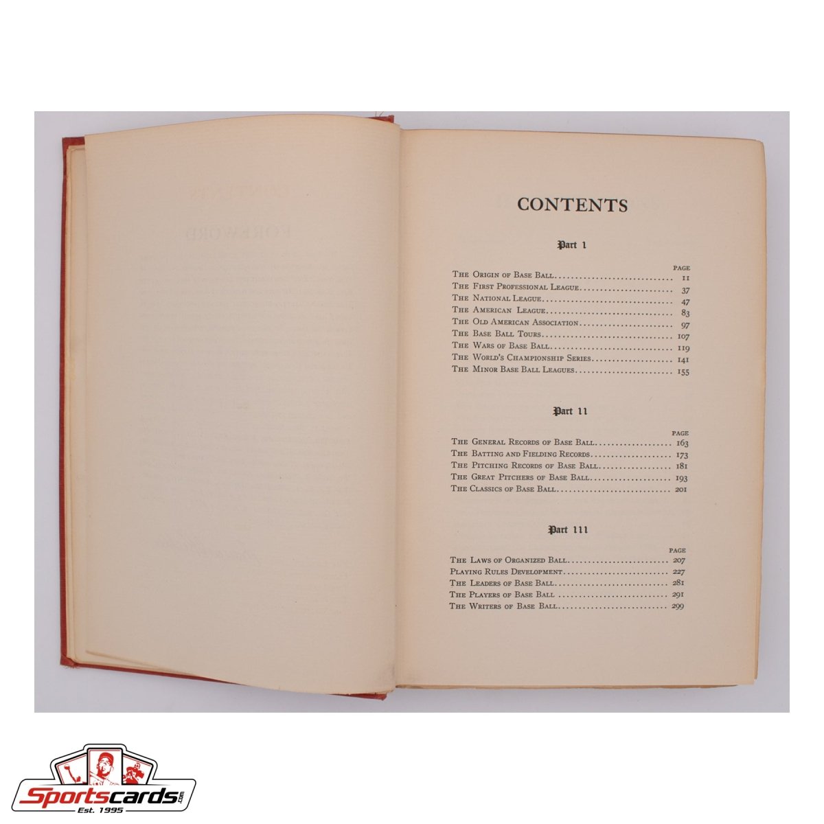 1914 Richter&#39;s History and Records of Base Ball Hardcover Book - Extremely Rare