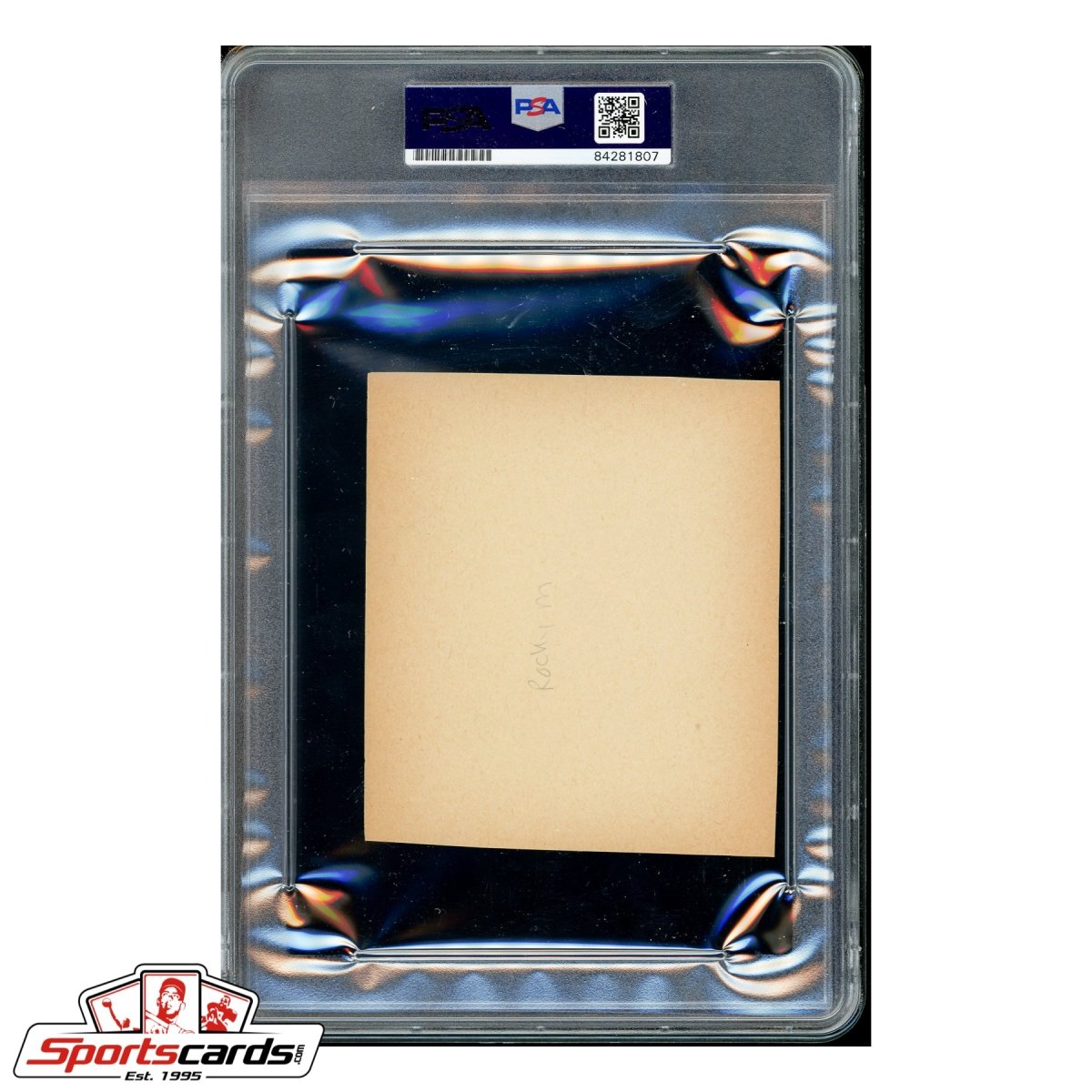 Jack Hollander (Rocky) and Susan Melvin Signed Auto Album Page - PSA/DNA