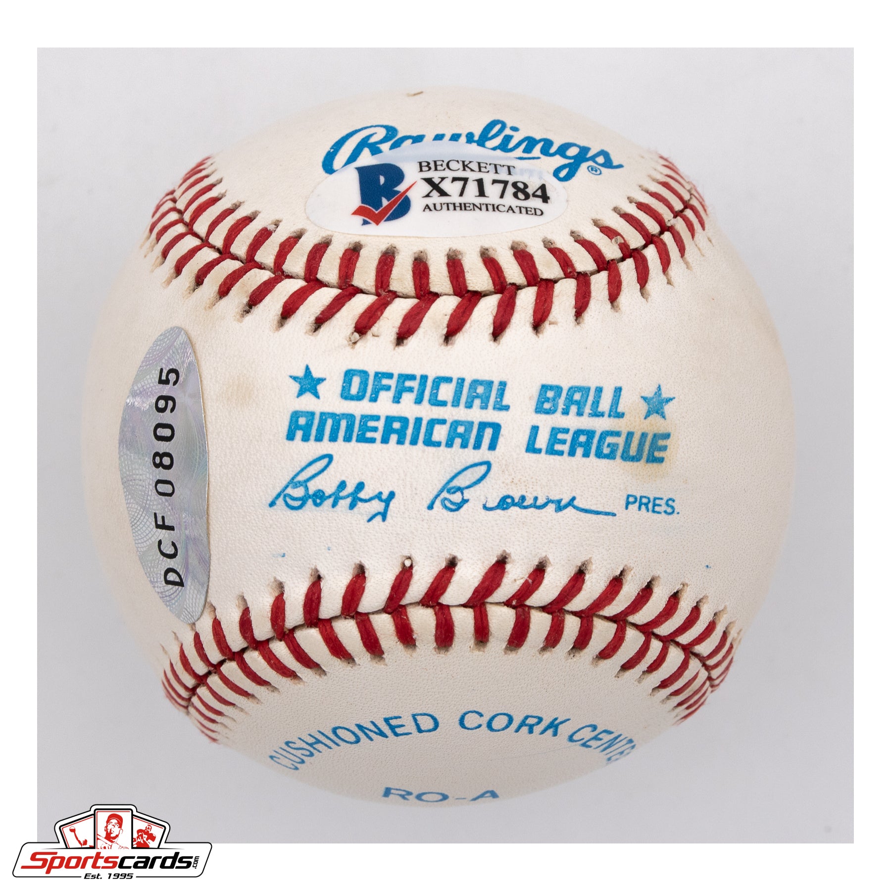 George Clyde Kell HOF 83 Single Signed Autographed Baseball - Beckett/BAS COA
