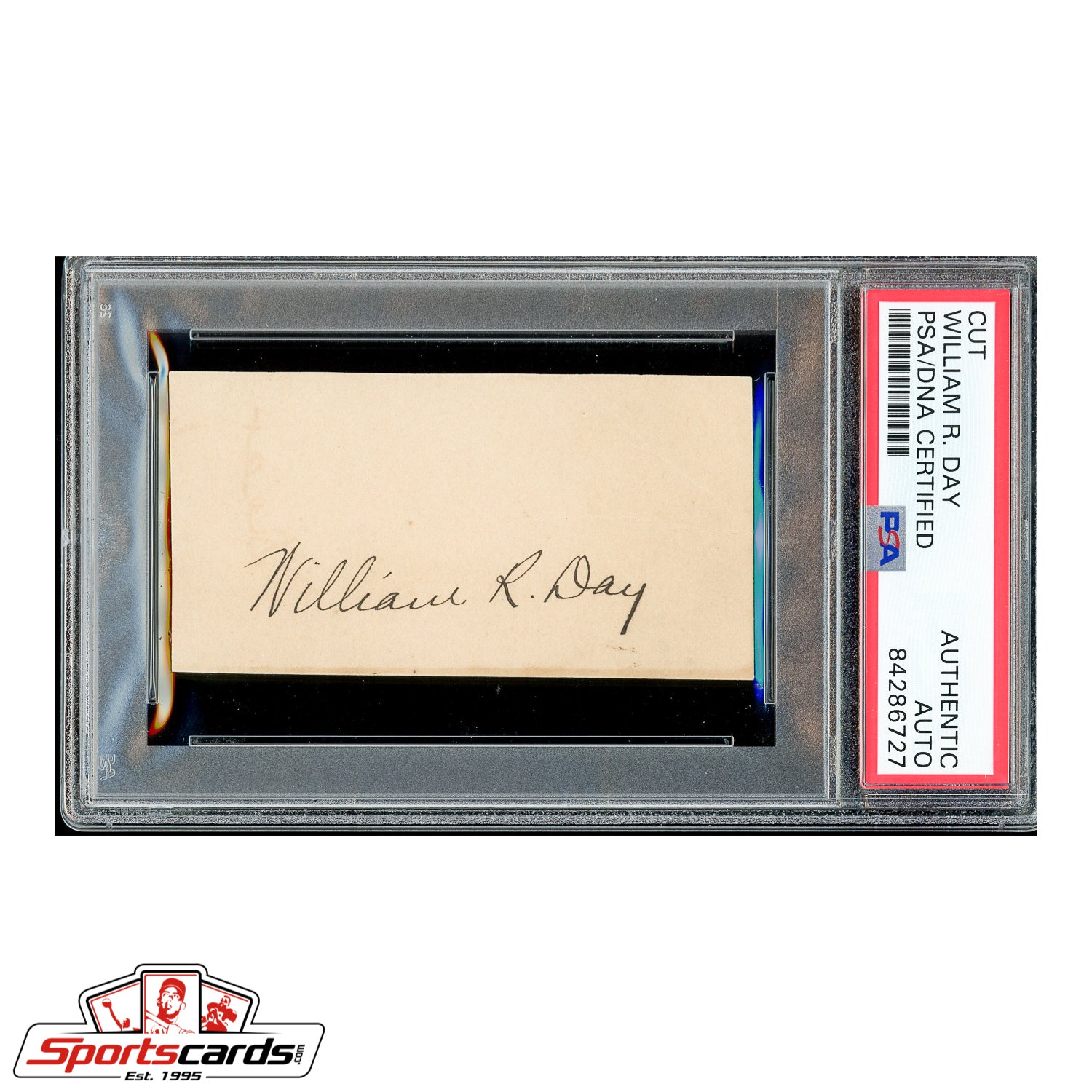 Supreme Court Justice William R. Day Signed Autographed Card - PSA/DNA