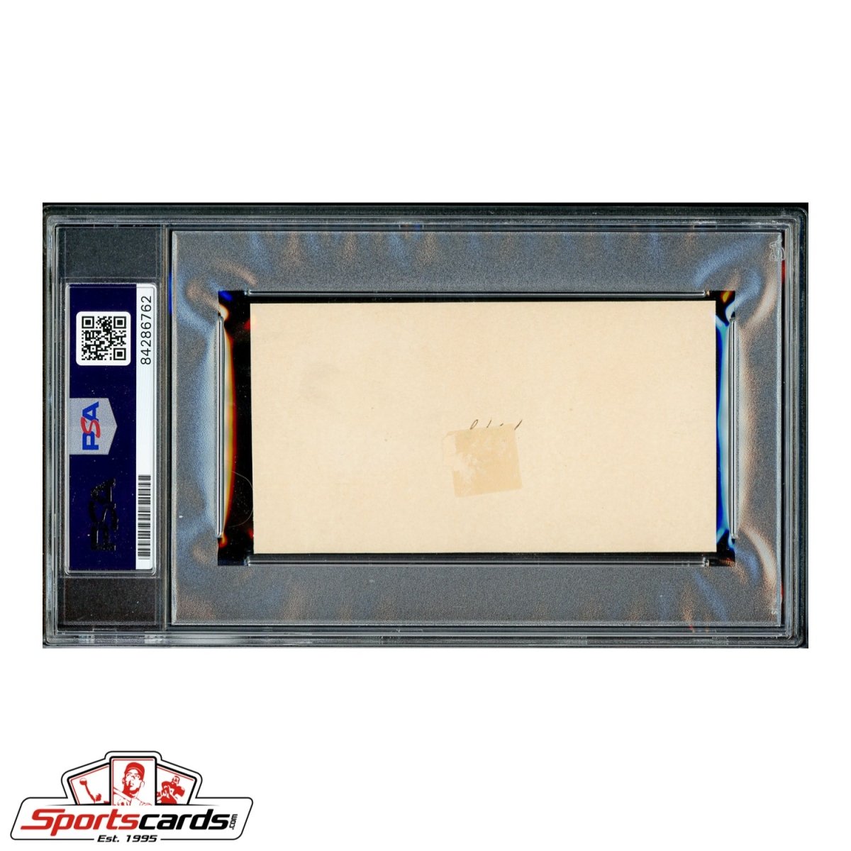 Western Artist Frederic Remington Signed Autographed Card - PSA/DNA